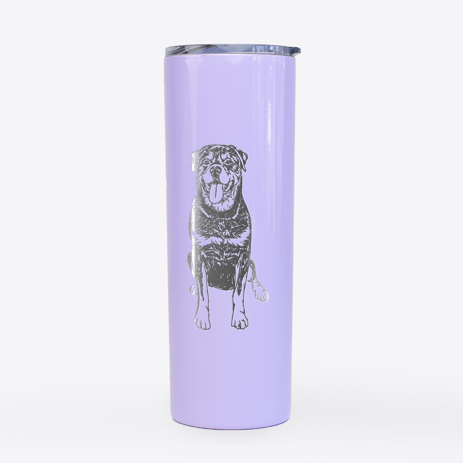 Doodled Rottweiler - 20oz Skinny Tumbler