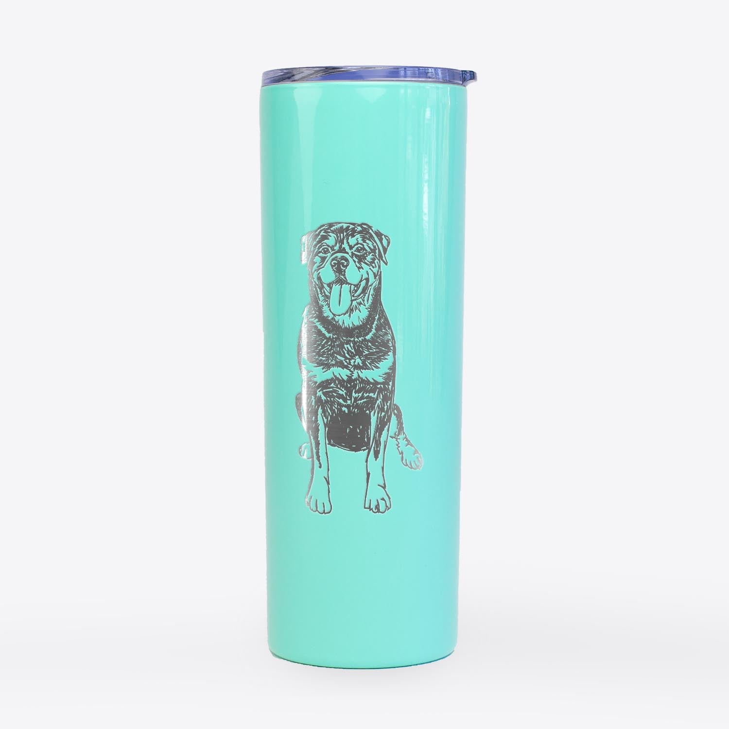 Doodled Rottweiler - 20oz Skinny Tumbler