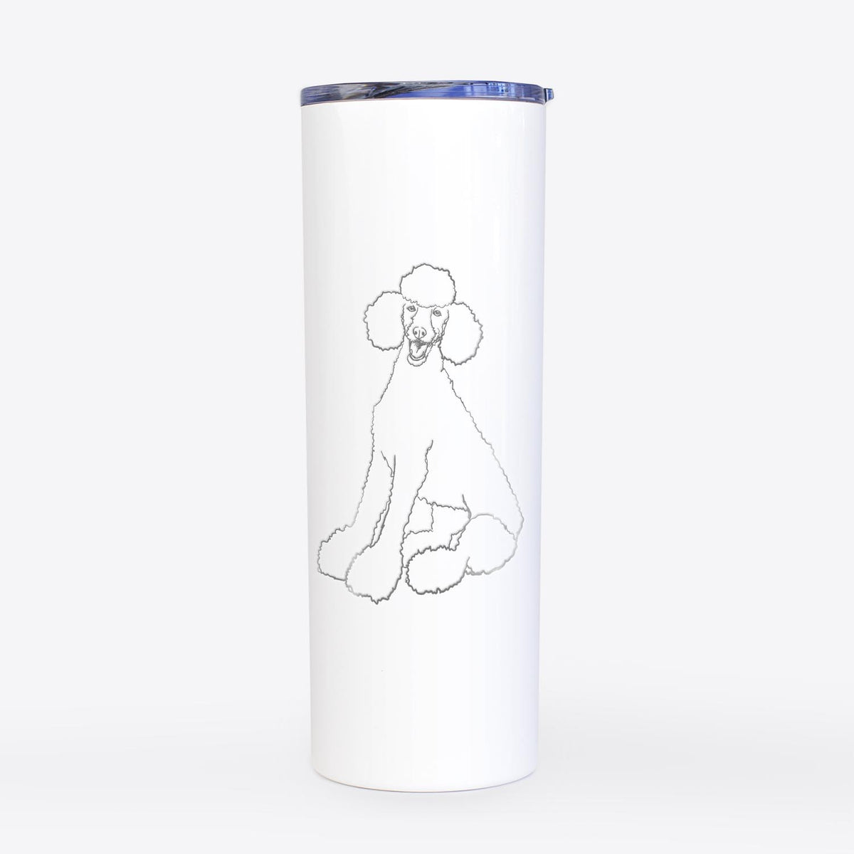 Doodled Sasha the Poodle - 20oz Skinny Tumbler