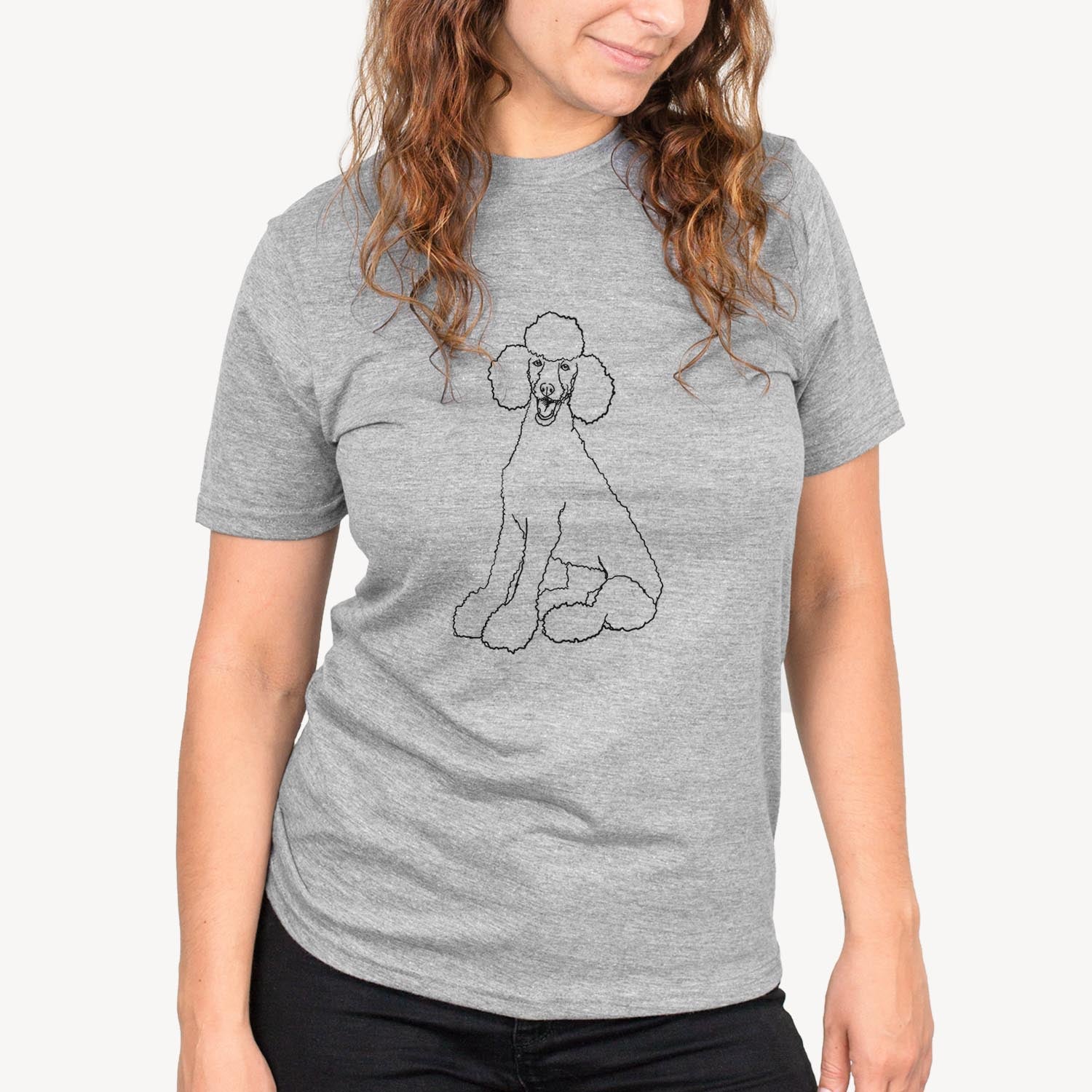 Doodled Sasha the Poodle - Unisex Crewneck