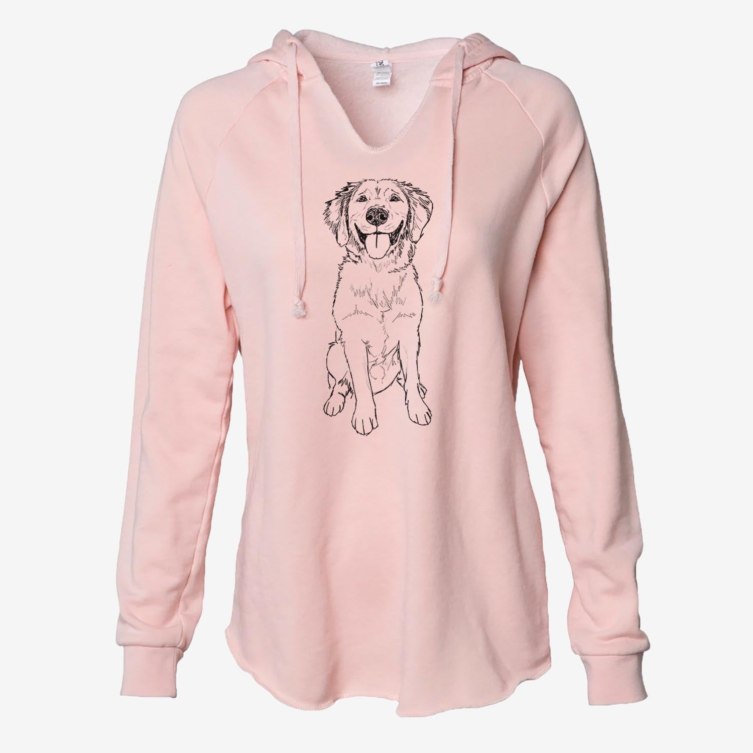 Doodled Simba the Golden Retriever - Cali Wave Hooded Sweatshirt