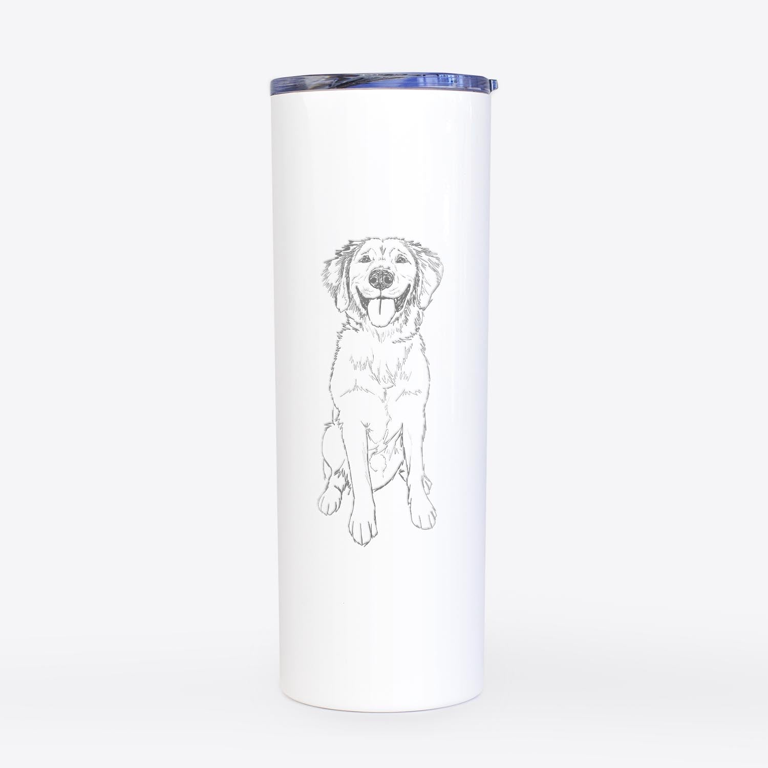 Doodled Simba the Golden Retriever - 20oz Skinny Tumbler