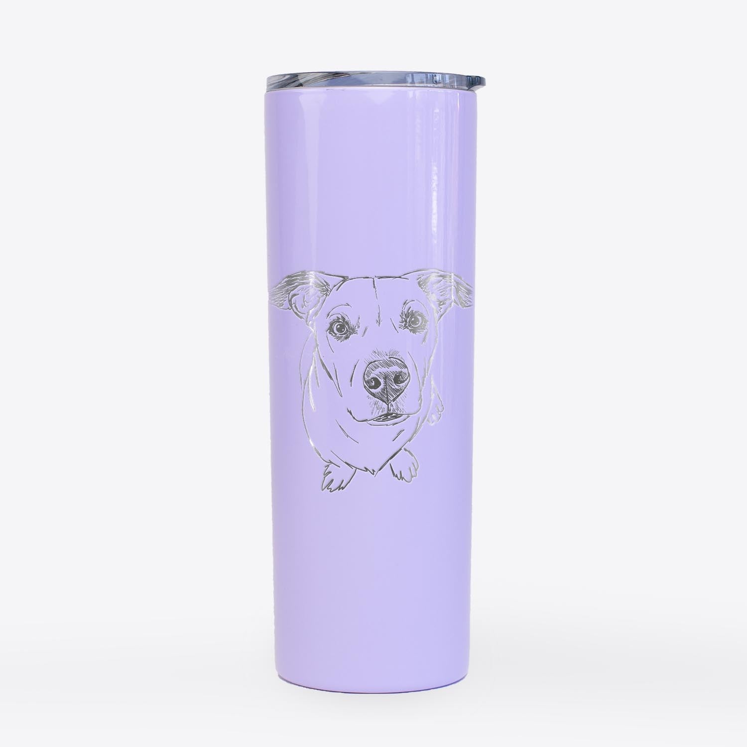 Doodled Skittles the Mixed Breed - 20oz Skinny Tumbler