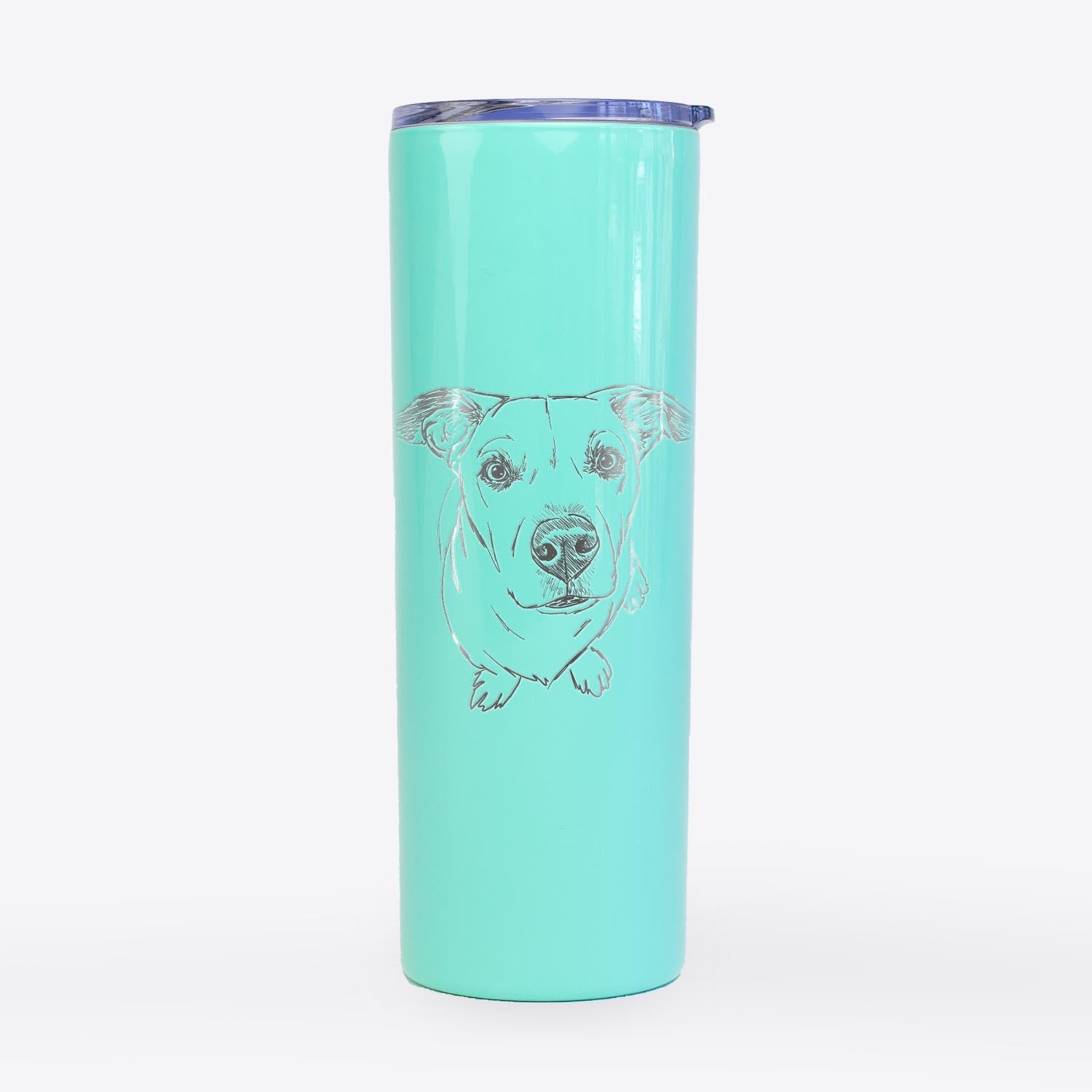 Doodled Skittles the Mixed Breed - 20oz Skinny Tumbler