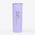 Doodled Sonic the Tripod Whippet - 20oz Skinny Tumbler