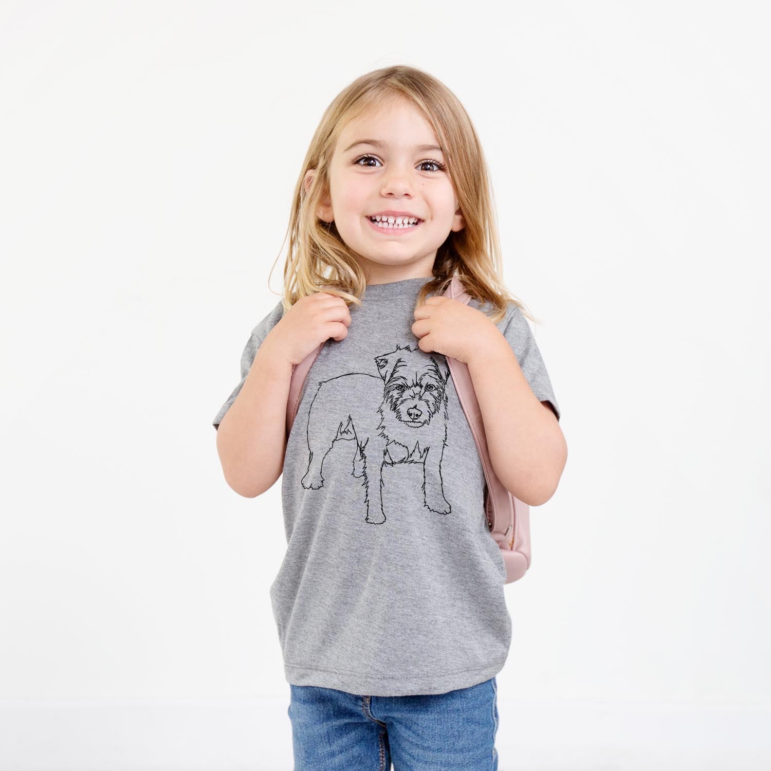 Doodled Squirtle the Jack Russell Terrier - Kids/Youth/Toddler Shirt