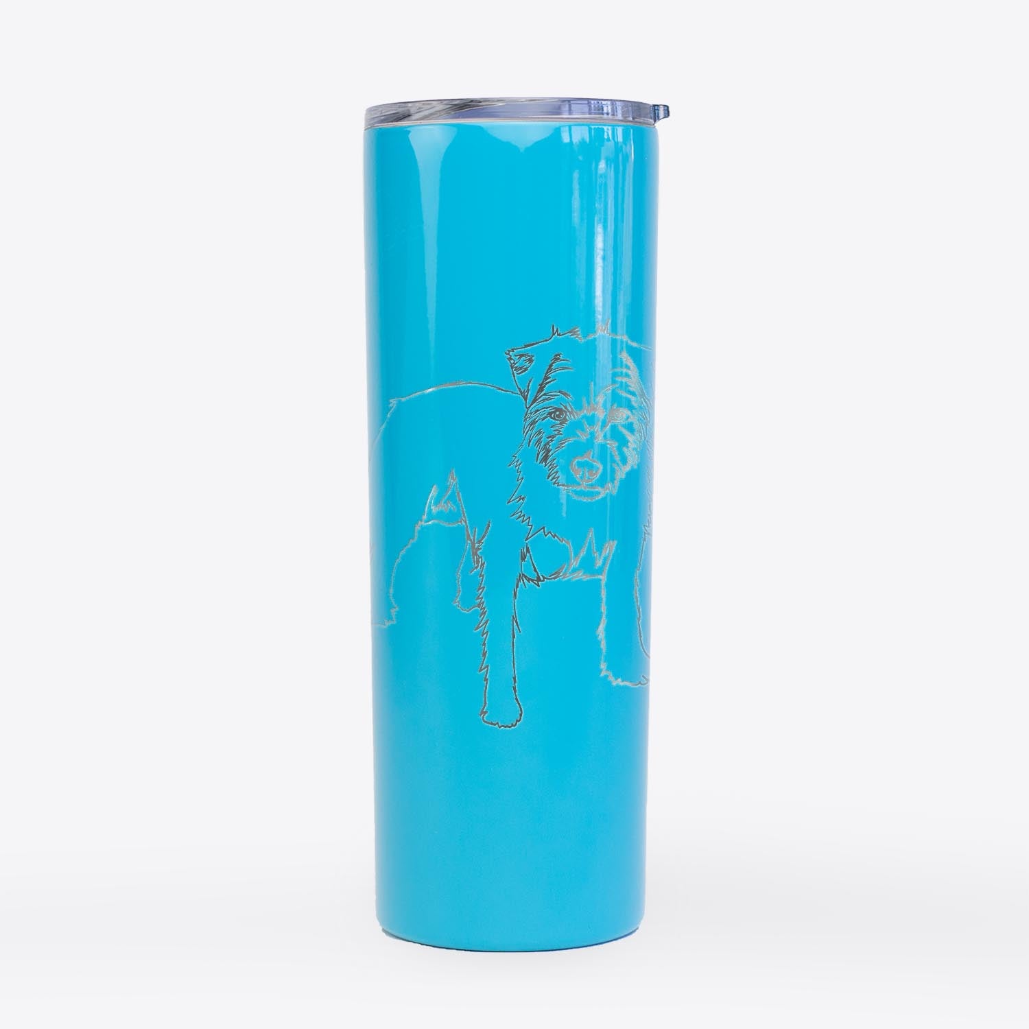 Doodled Squirtle the Jack Russell Terrier - 20oz Skinny Tumbler