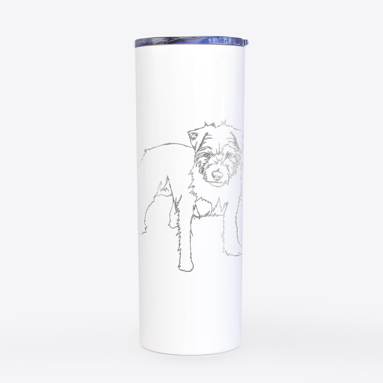 Doodled Squirtle the Jack Russell Terrier - 20oz Skinny Tumbler