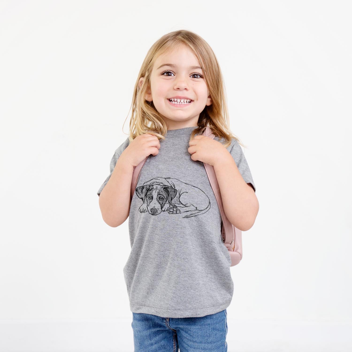 Doodled Stormy the English Pointer Puppy - Kids/Youth/Toddler Shirt