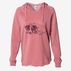 Doodled Stormy the English Pointer Puppy - Cali Wave Hooded Sweatshirt