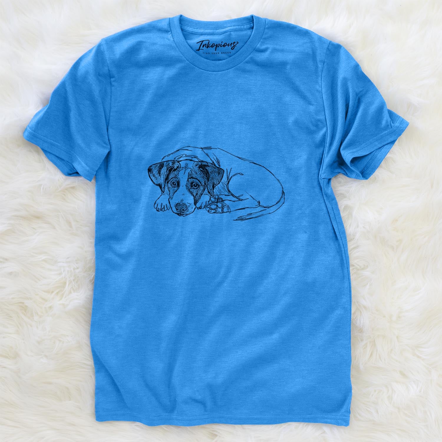 Doodled Stormy the English Pointer Puppy - Unisex Crewneck