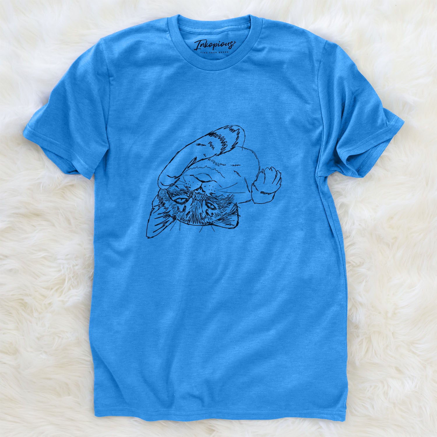 Doodled Tator the Tabby Kitten - Unisex Crewneck