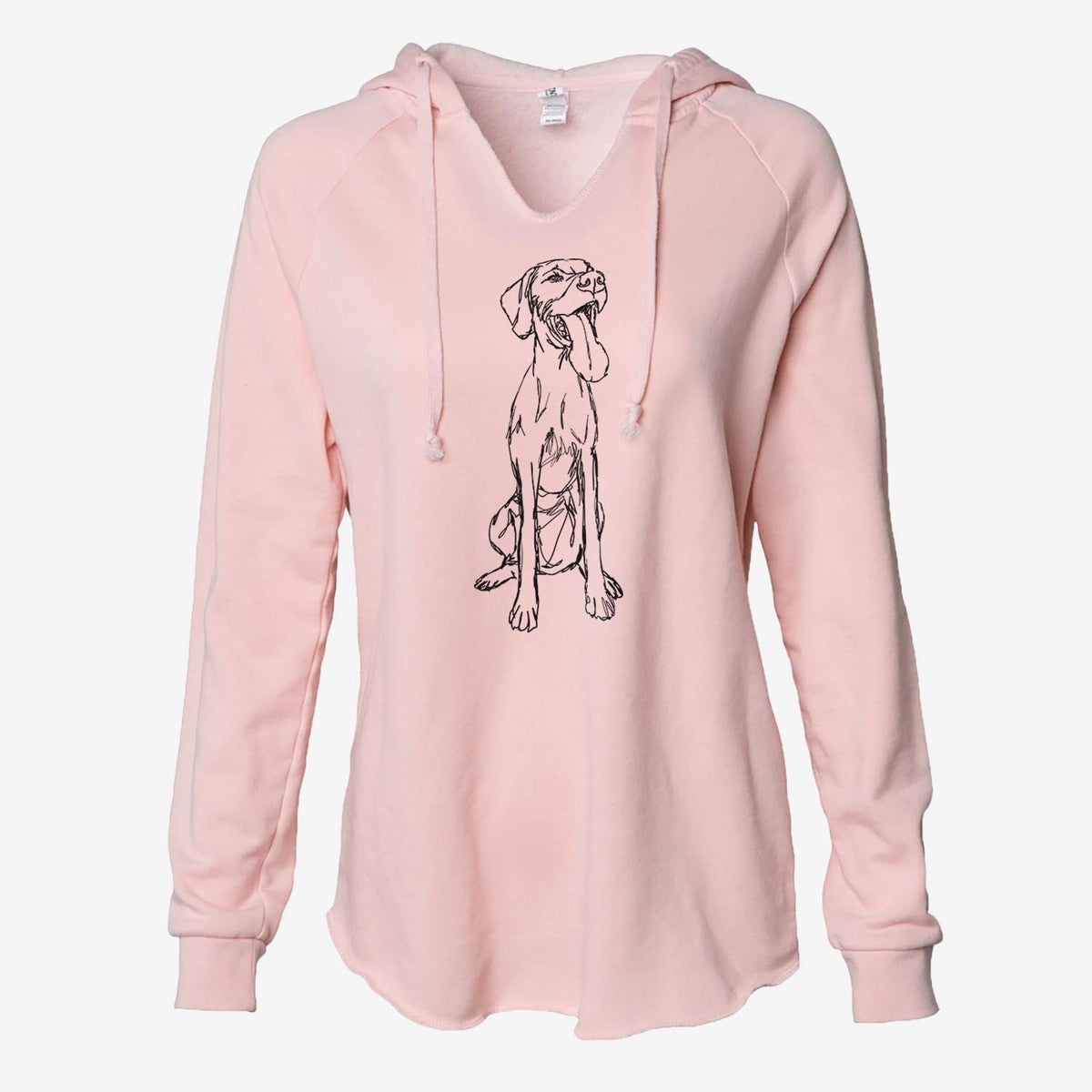 Doodled Tim Riggins the Vizsla - Cali Wave Hooded Sweatshirt