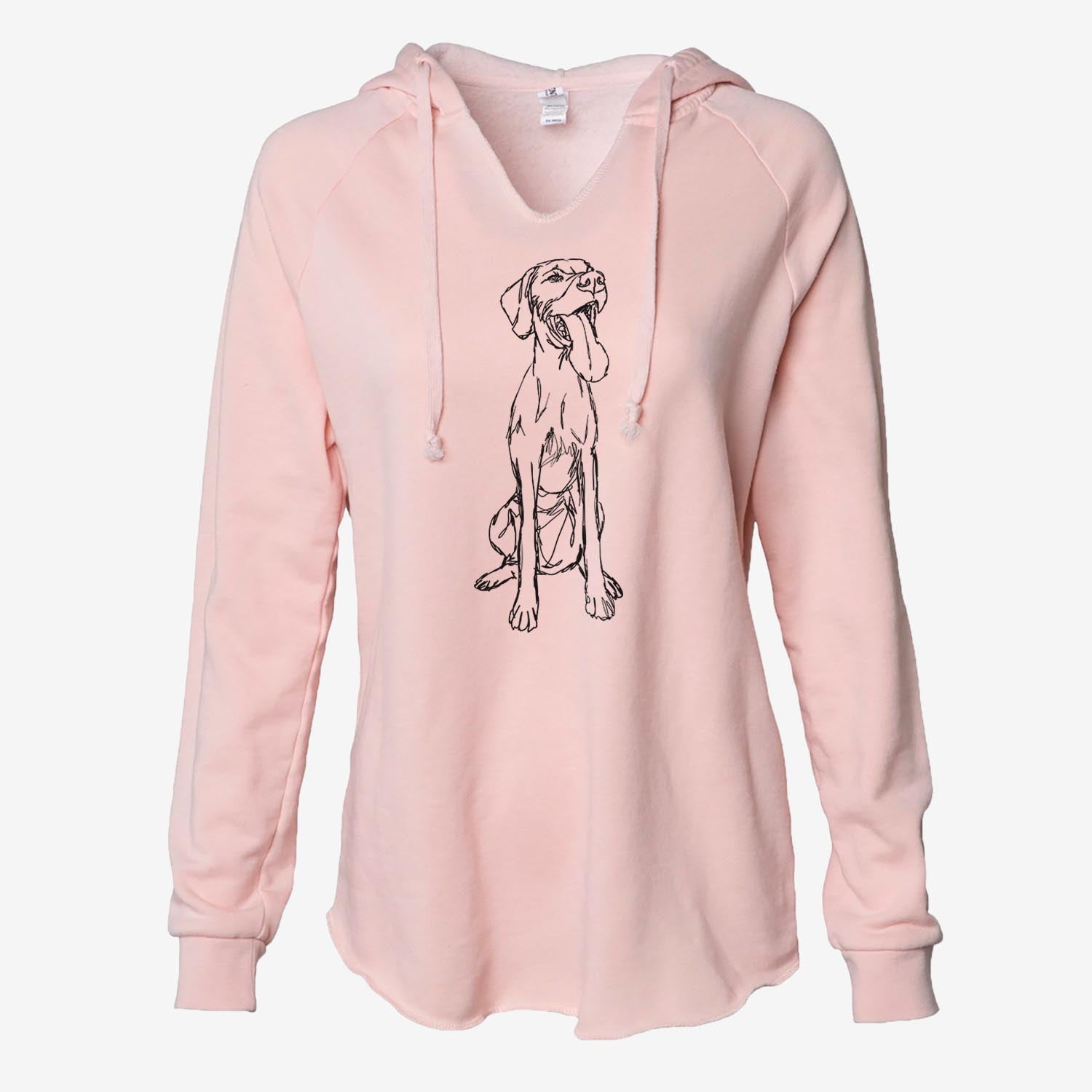 Doodled Tim Riggins the Vizsla - Cali Wave Hooded Sweatshirt