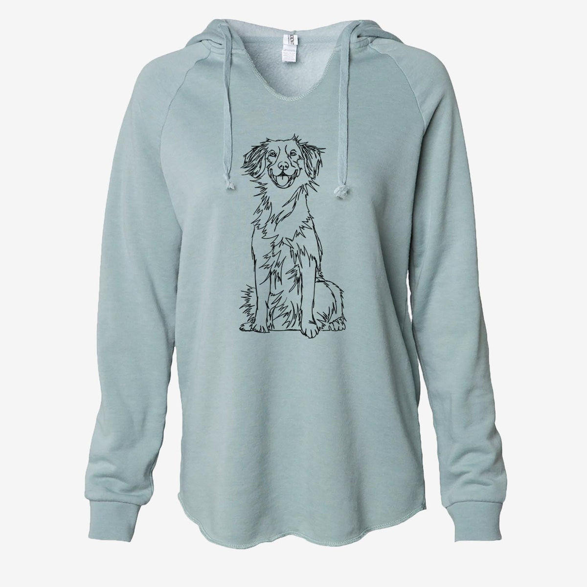 Doodled Nova Scotia Duck Tolling Retriever - Cali Wave Hooded Sweatshirt