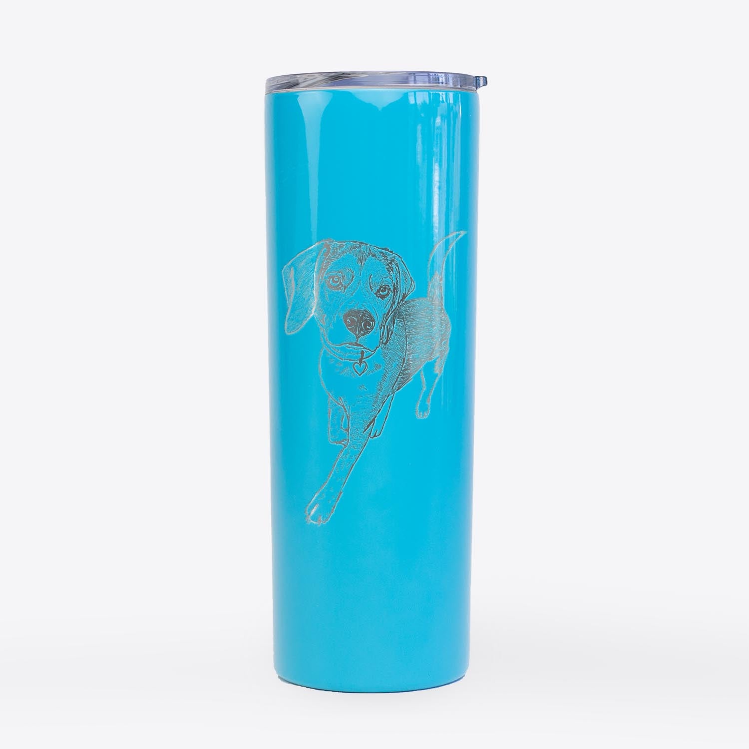 Doodled TuckFinn the Beagle - 20oz Skinny Tumbler