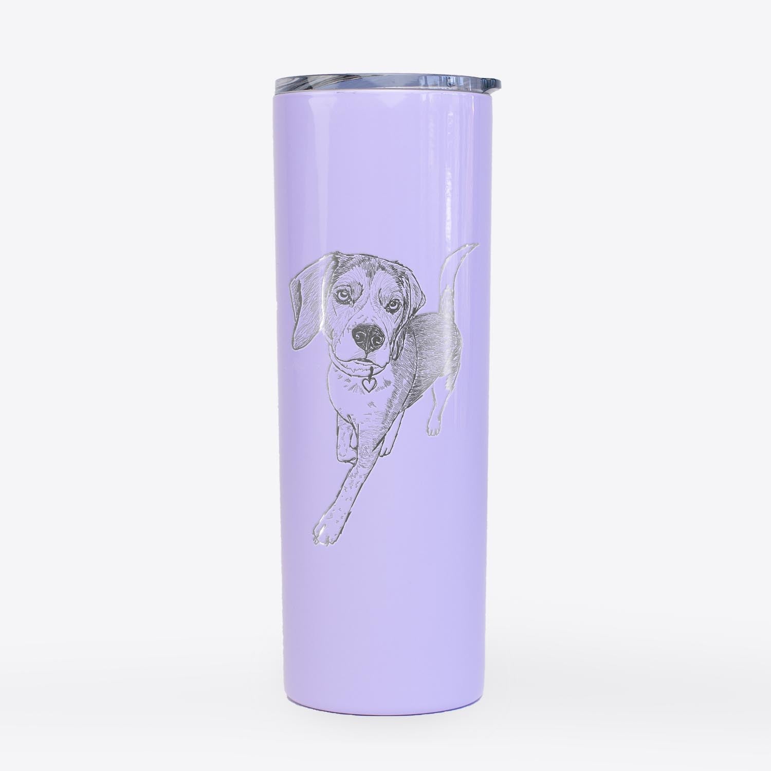 Doodled TuckFinn the Beagle - 20oz Skinny Tumbler