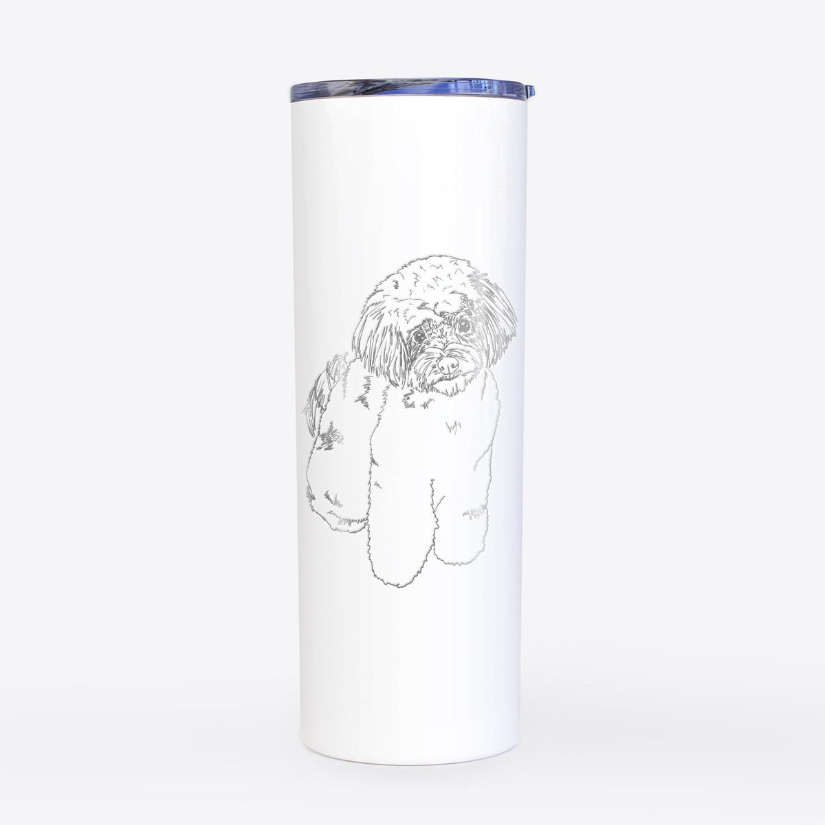 Doodled Tucker the Aussiedoodle - 20oz Skinny Tumbler