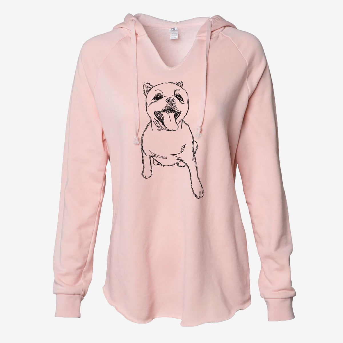 Doodled Tuna the Pomeranian - Cali Wave Hooded Sweatshirt