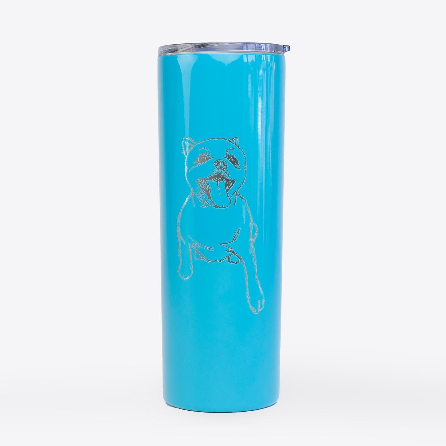 Doodled Tuna the Pomeranian - 20oz Skinny Tumbler