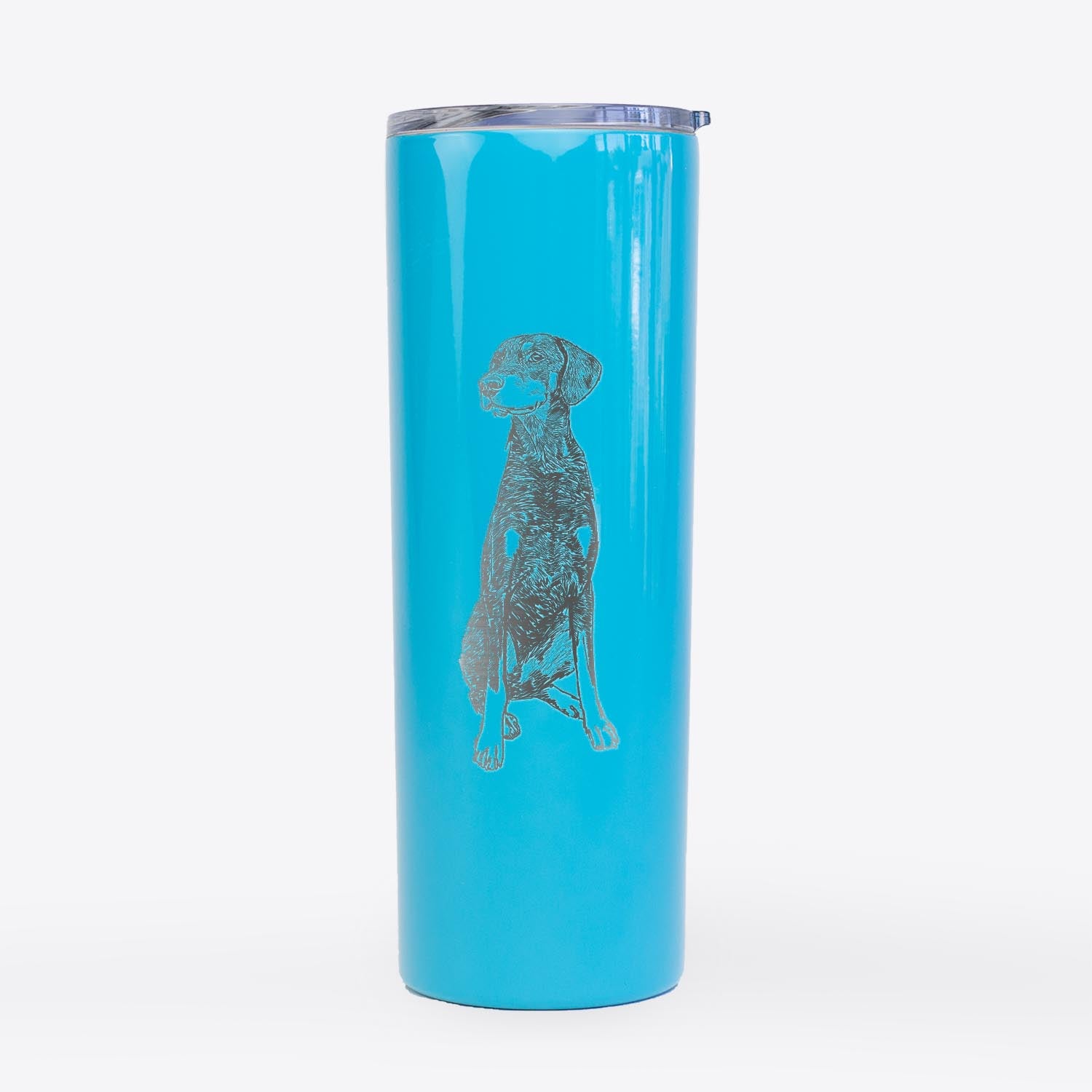 Doodled Whiskey the Doberman Pinscher - 20oz Skinny Tumbler