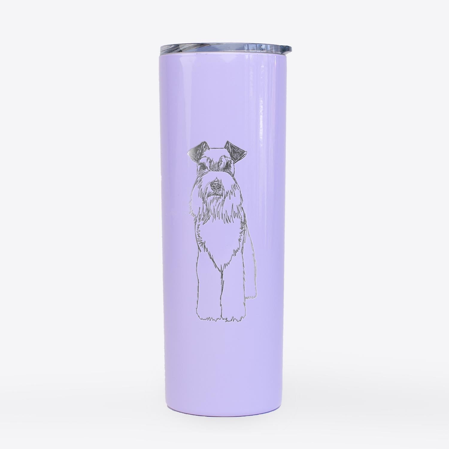 Doodled Wilco the Standard Schnauzer - 20oz Skinny Tumbler