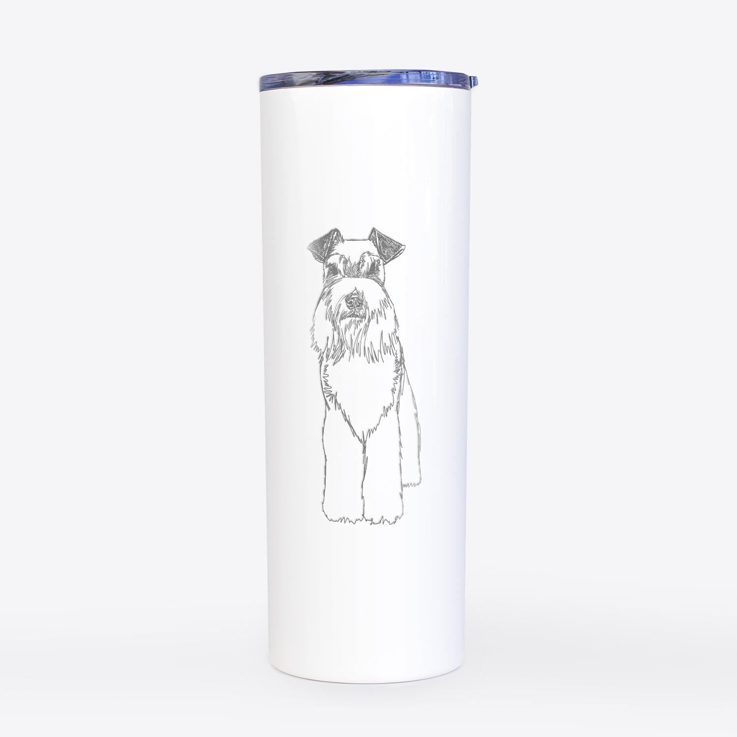 Doodled Wilco the Standard Schnauzer - 20oz Skinny Tumbler