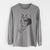 Doodled Ace the German Shepherd - Heavyweight 100% Cotton Long Sleeve