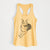 Doodled Ace the German Shepherd - Women's Racerback Tanktop