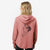 Doodled Ace the German Shepherd - Women's Cali Wave Zip-Up Sweatshirt