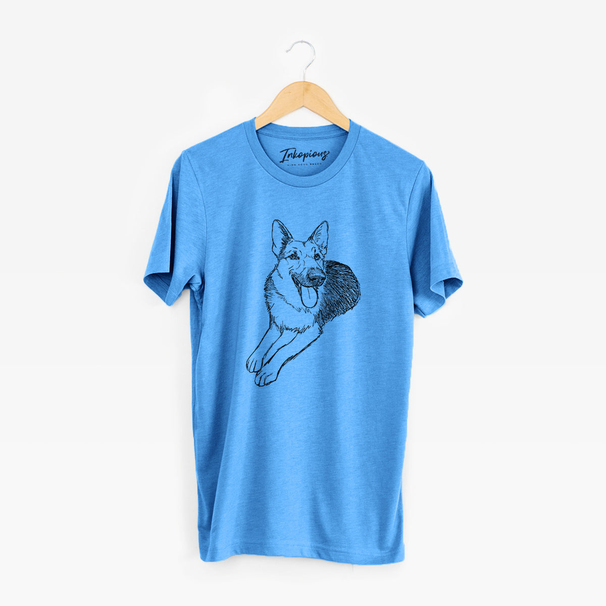 Doodled Ace the German Shepherd - Unisex Crewneck