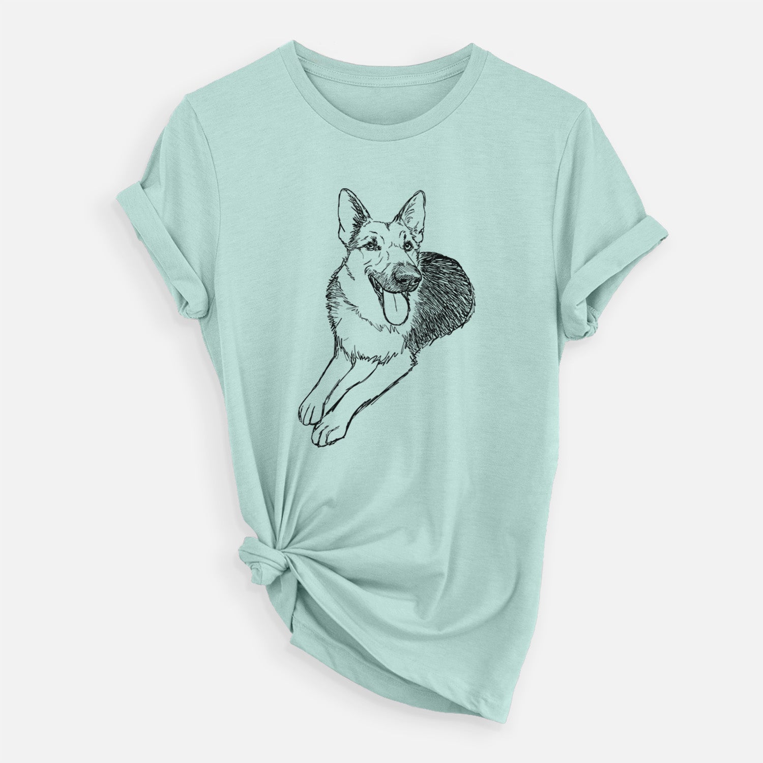 Doodled Ace the German Shepherd - Unisex Crewneck