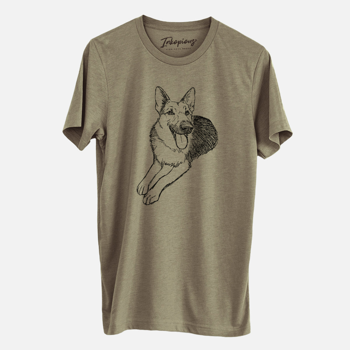 Doodled Ace the German Shepherd - Unisex Crewneck