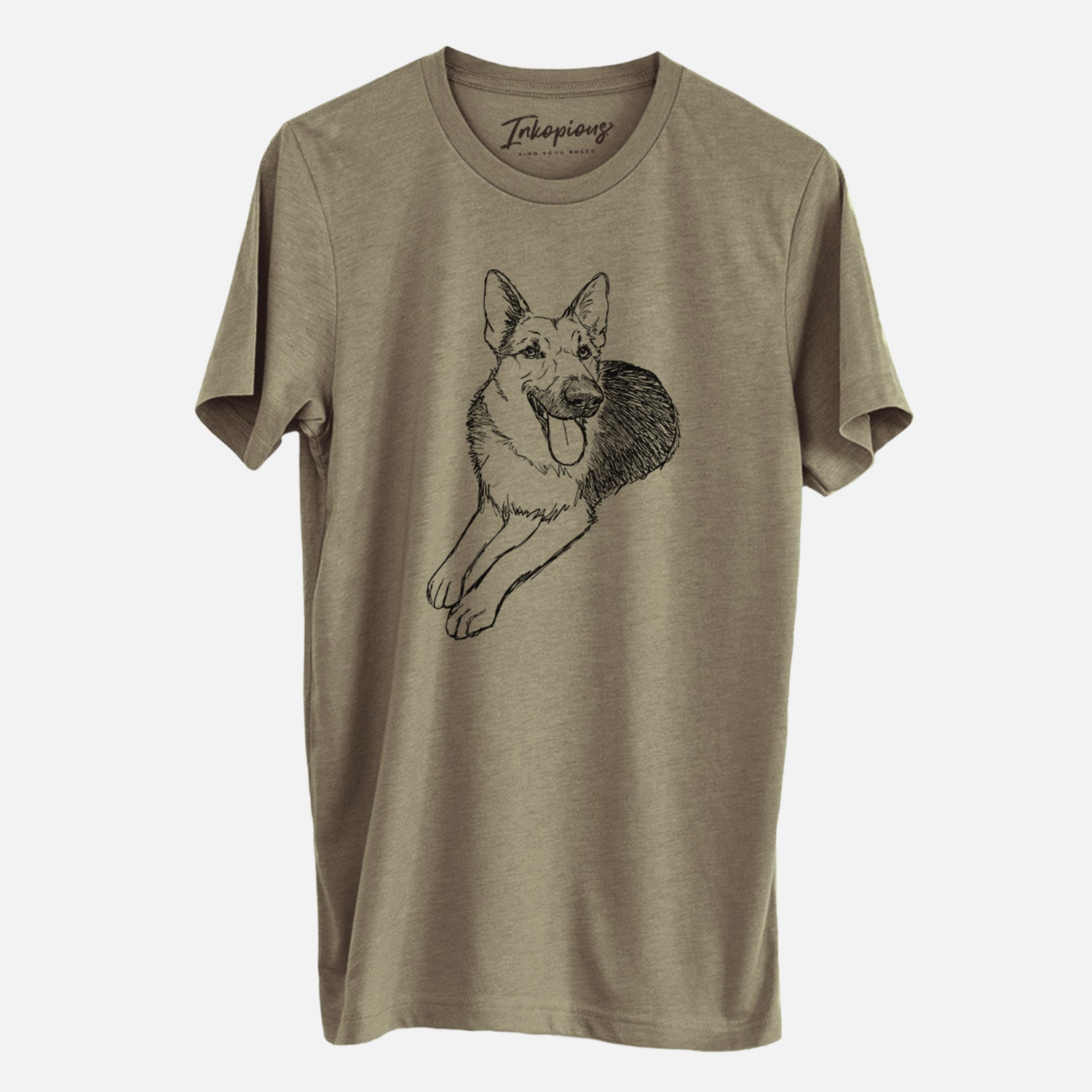 Doodled Ace the German Shepherd - Unisex Crewneck
