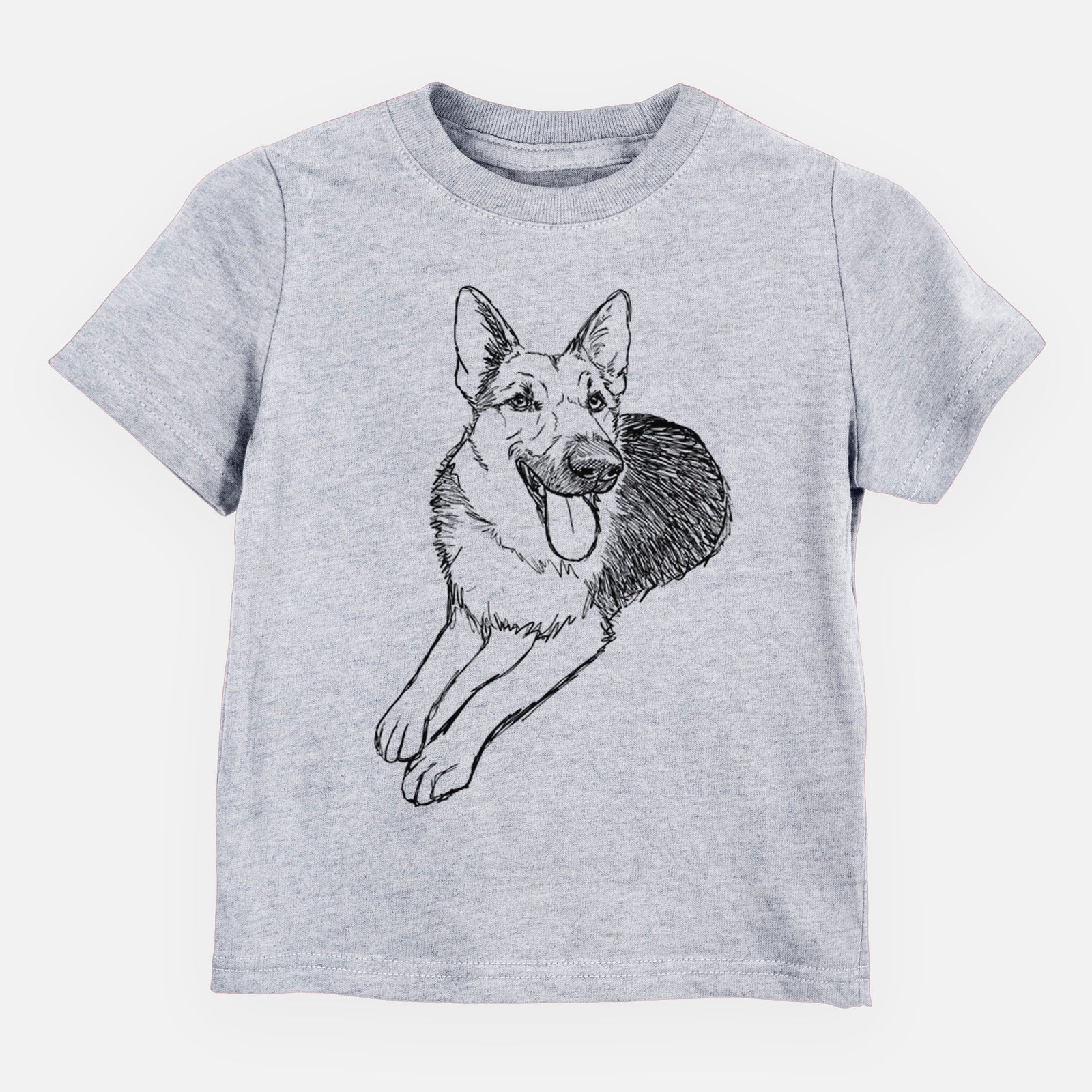 Doodled Ace the German Shepherd - Kids/Youth/Toddler Shirt
