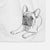 Doodled Alfredo the French Bulldog Decorative Hand Towel