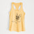 Doodled Alfredo the French Bulldog - Women's Racerback Tanktop