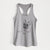 Doodled Alfredo the French Bulldog - Women's Racerback Tanktop