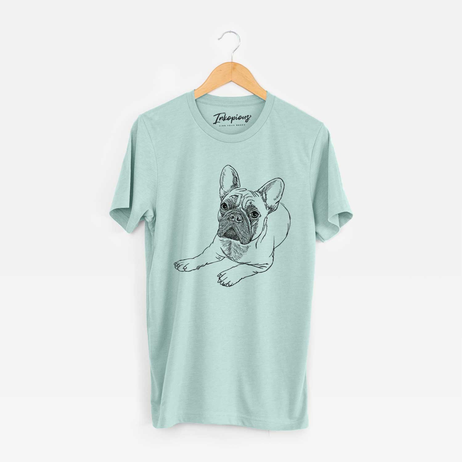 Doodled Alfredo the French Bulldog - Unisex Crewneck