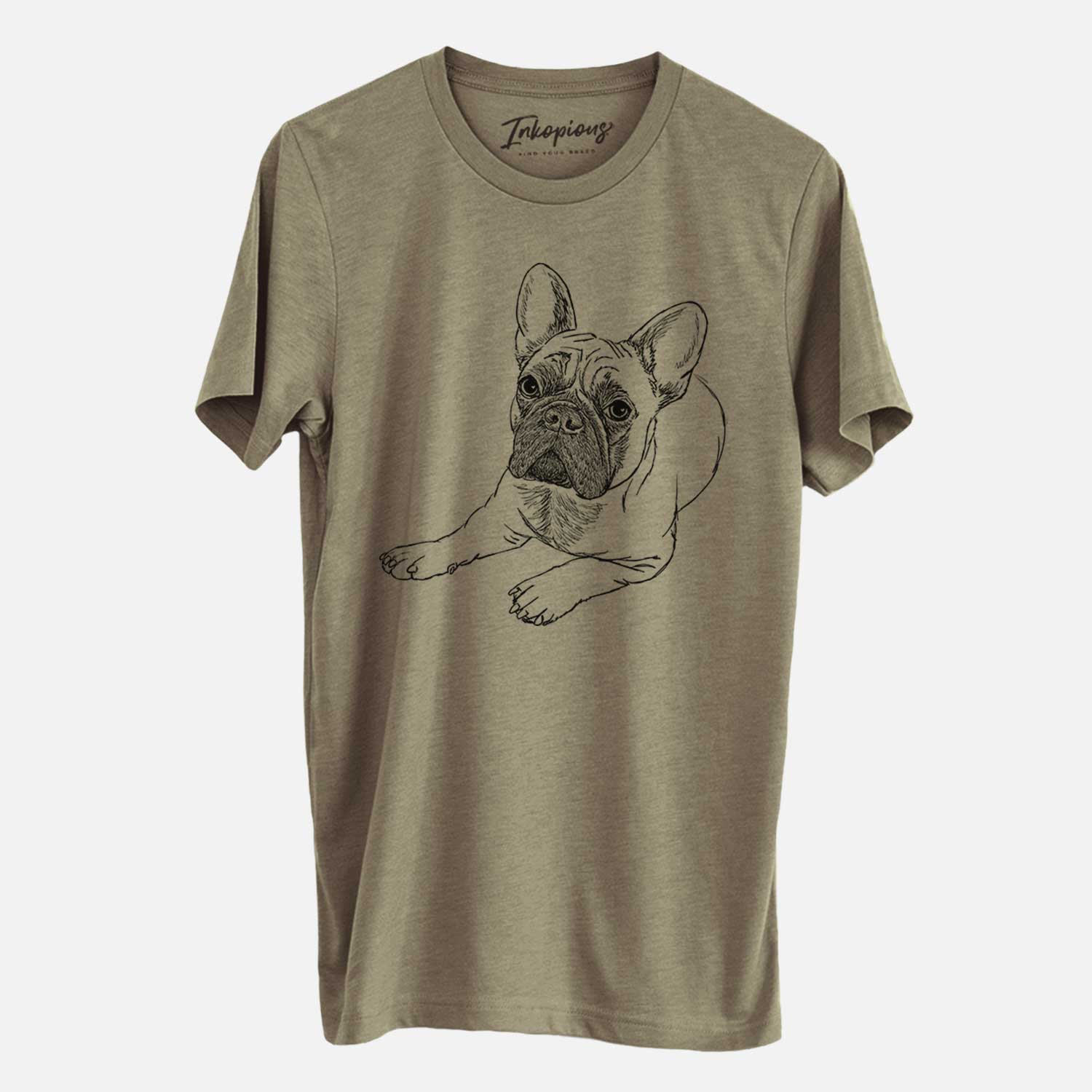 Doodled Alfredo the French Bulldog - Unisex Crewneck