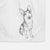 Doodled Archie the German Shepherd Decorative Hand Towel