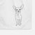 Doodled Athena the Chihuahua Decorative Hand Towel