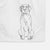 Doodled Auto the Labrador Retriever Decorative Hand Towel