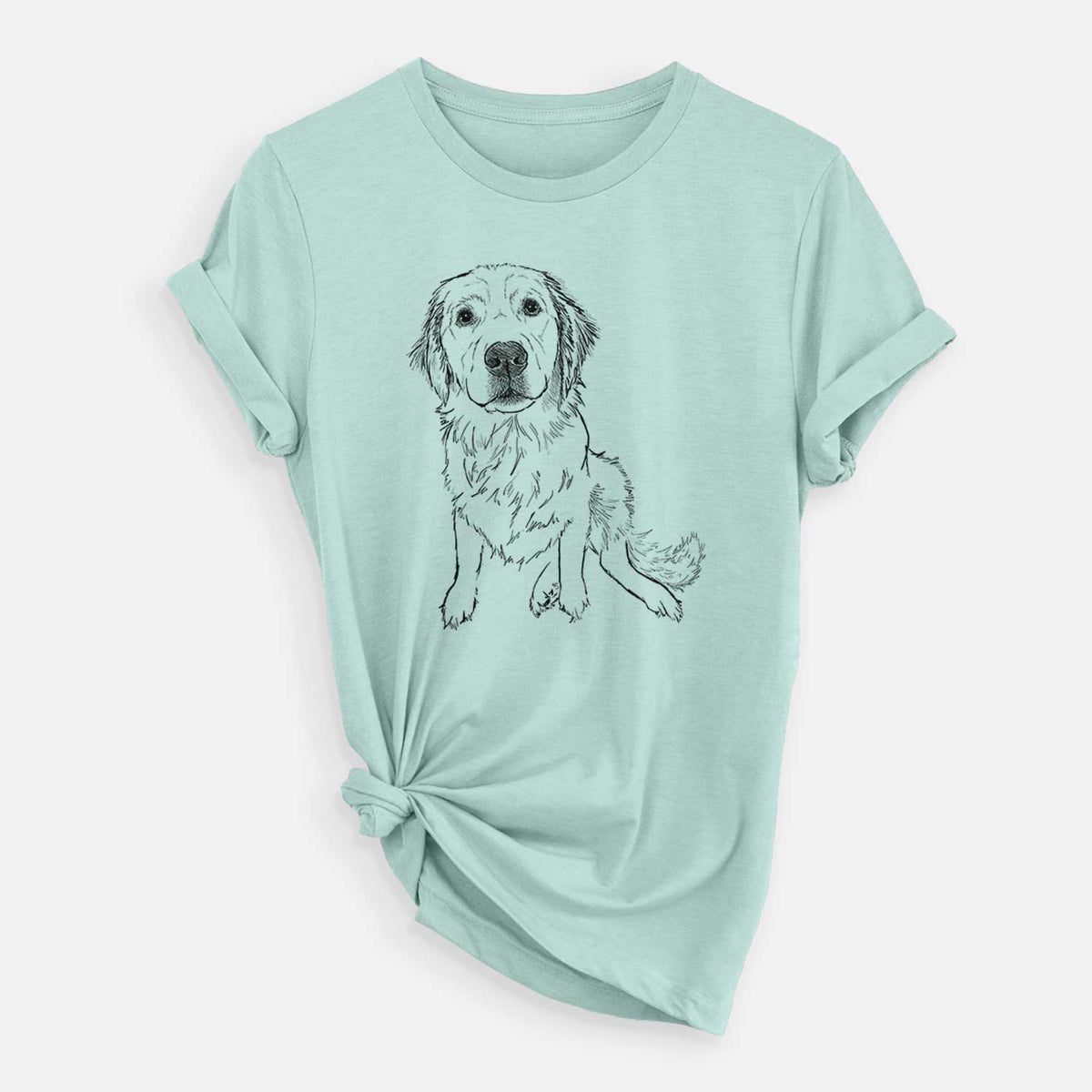 Doodled Autumn the Golden Retriever Puppy - Unisex Crewneck