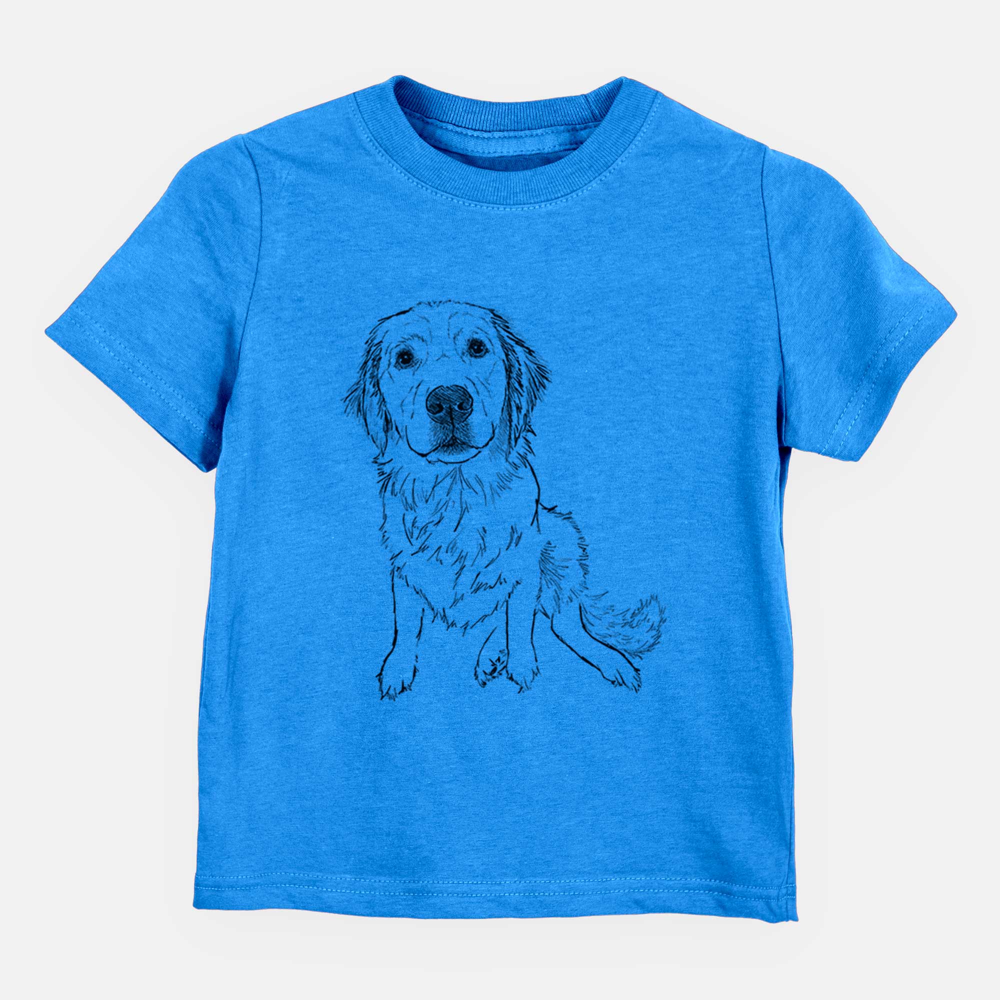 Doodled Autumn the Golden Retriever Puppy - Kids/Youth/Toddler Shirt