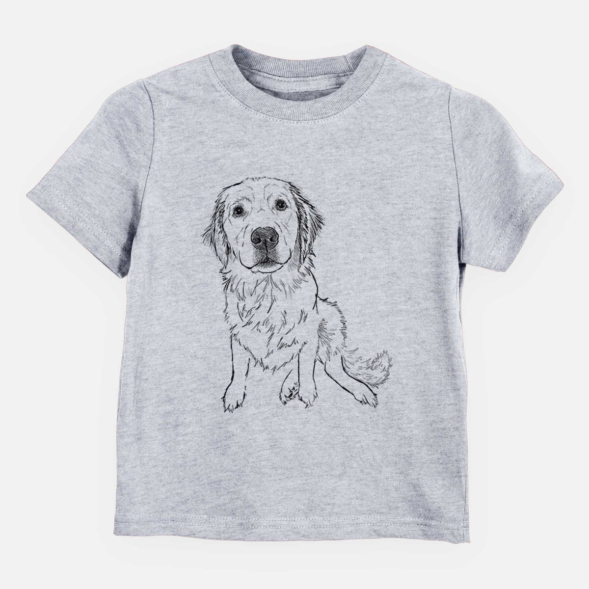 Doodled Autumn the Golden Retriever Puppy - Kids/Youth/Toddler Shirt