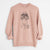 Doodled Ava the Chinese Crested - Unisex Pigment Dyed Crew Sweatshirt