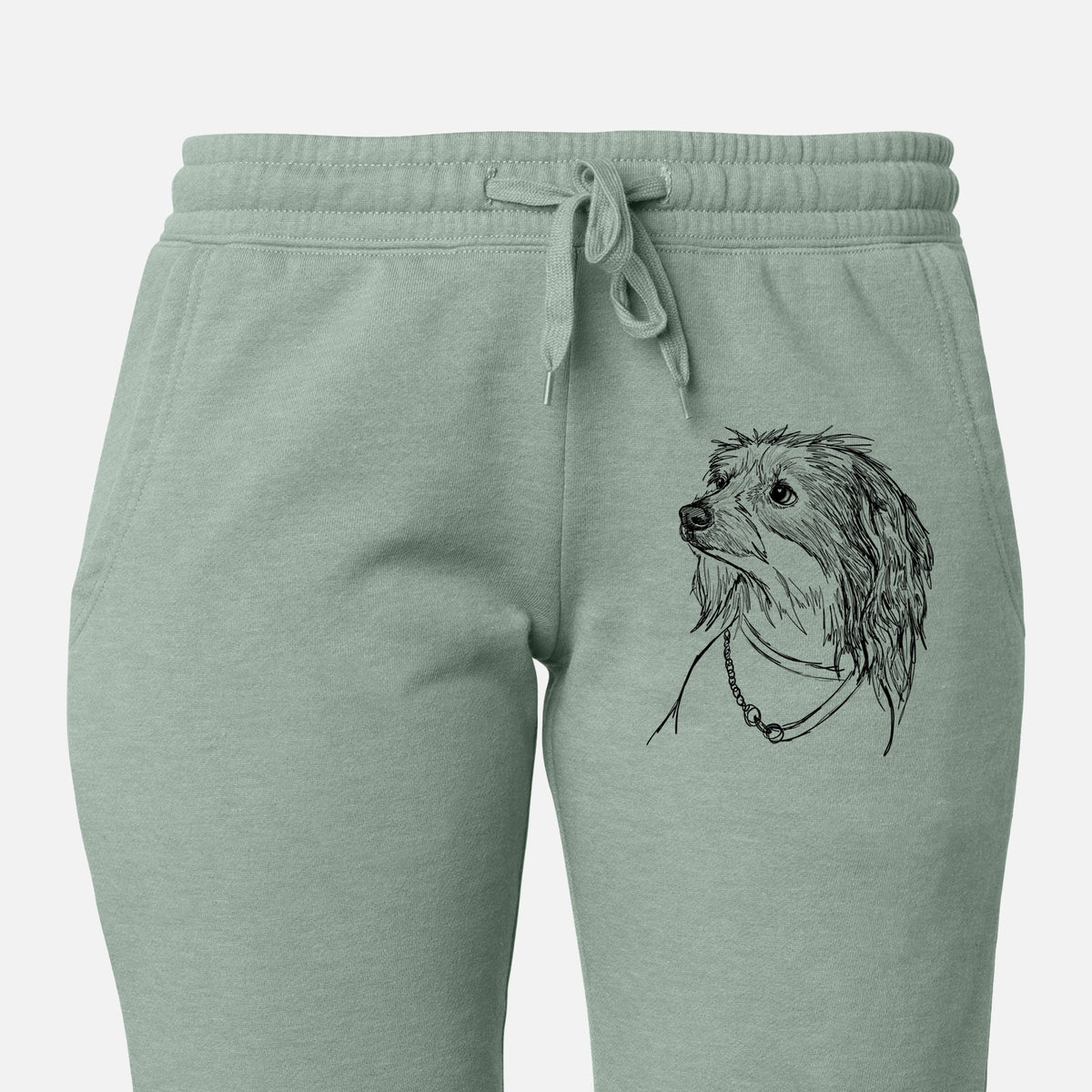 Doodled Ava Olivia the Chinese Crested - Women&#39;s Cali Wave Joggers