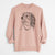 Doodled Ava Olivia the Chinese Crested - Unisex Pigment Dyed Crew Sweatshirt