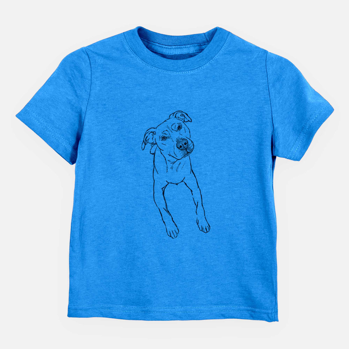 Doodled Ava Rose the Pitbull Mix - Kids/Youth/Toddler Shirt